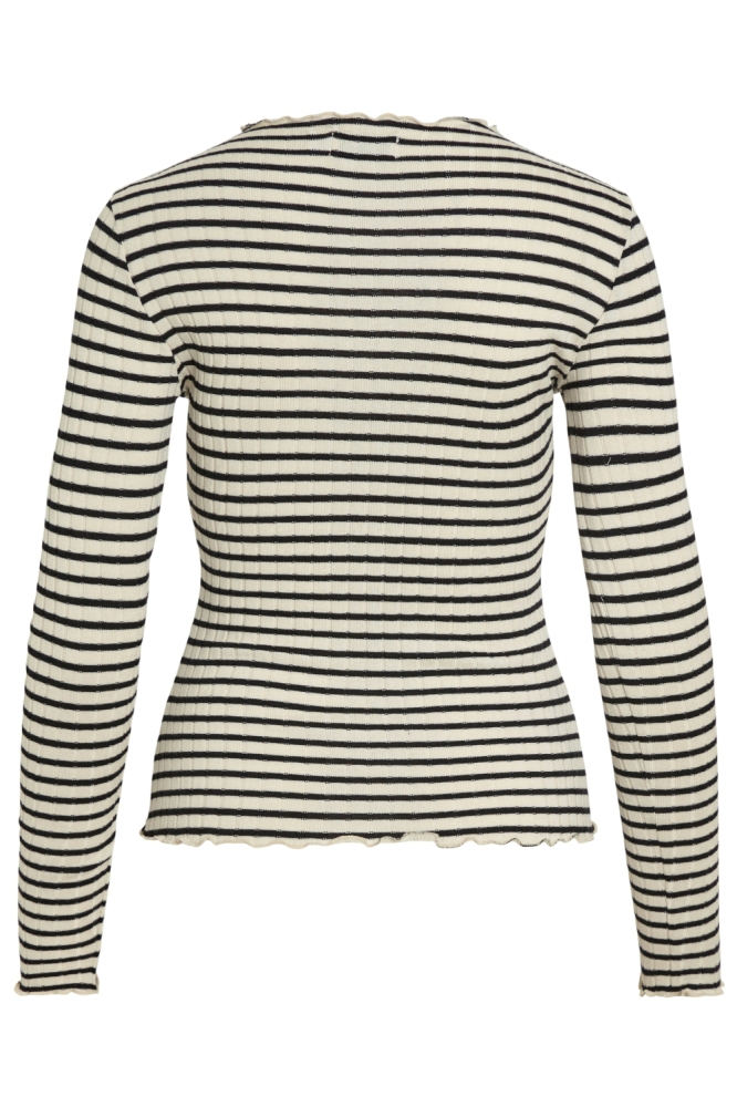 VIRIKA L/S FUNNEL NECK TOP - NOOS 14107470 BIRCH/BLACK